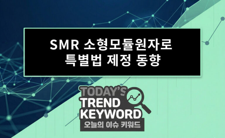 SMR 소형모듈원자로 특별법 제정 동향과 2025~2026 입법·정책 심층 분석