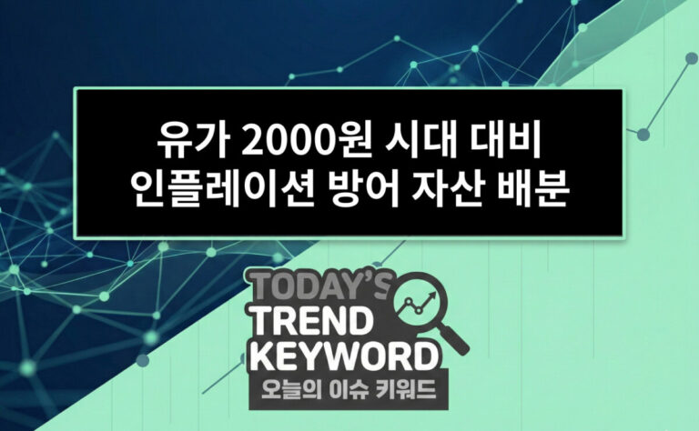 유가 2000원 시대 대비: 인플레이션 방어 자산 배분과 헷징 전략 완벽 가이드