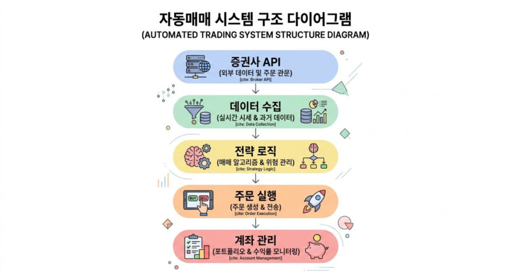 자동매매 구조 다이어그램