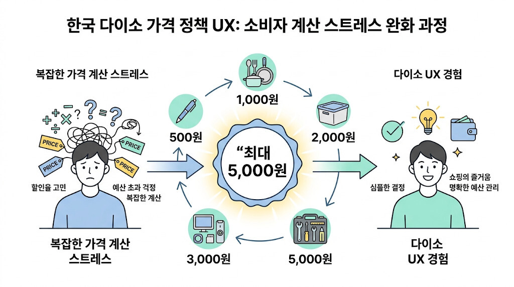 다이소의 가격 UX 구조와 판단 피로 감소 원리
