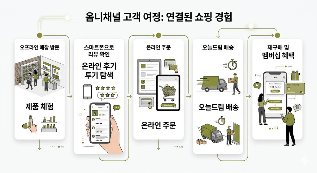 올리브영 옴니채널 고객 경험과 오늘드림 서비스