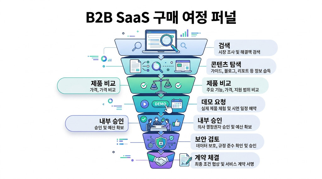 B2B SaaS 고객의 구매 여정과 브랜드 경험