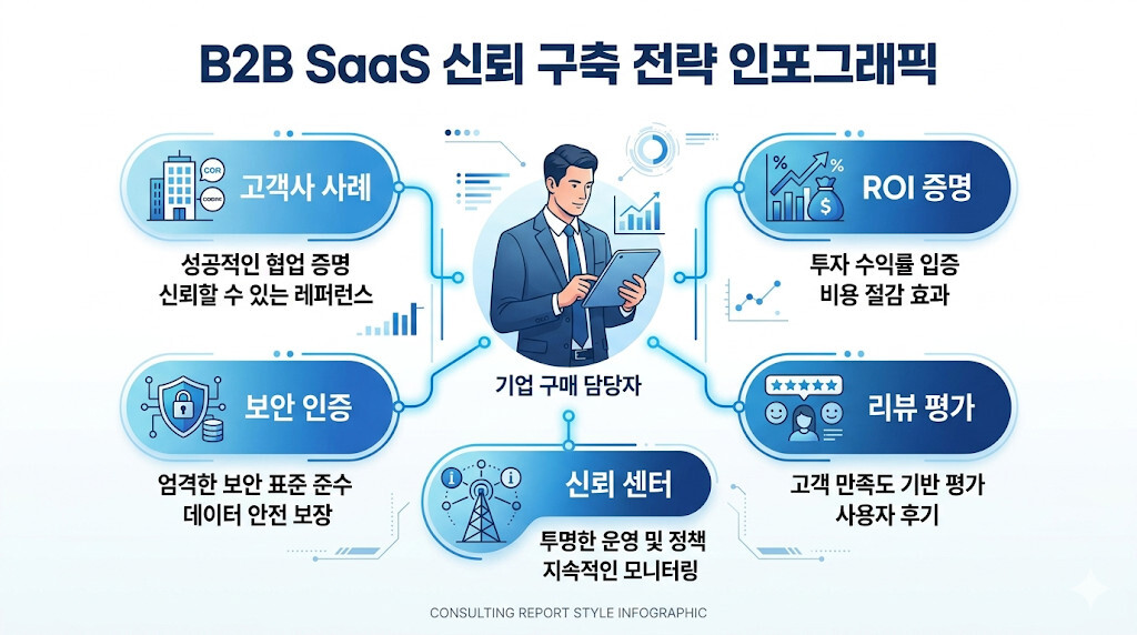 B2B SaaS 고객이 브랜드를 신뢰하는 핵심 요소