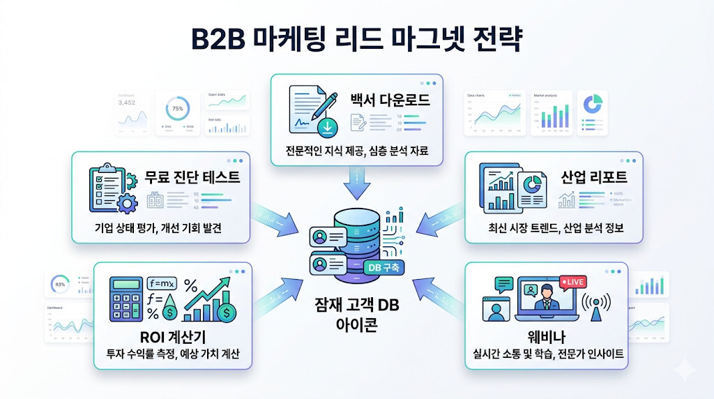 B2B 리드 마그넷을 통한 잠재 고객 DB 확보 전략