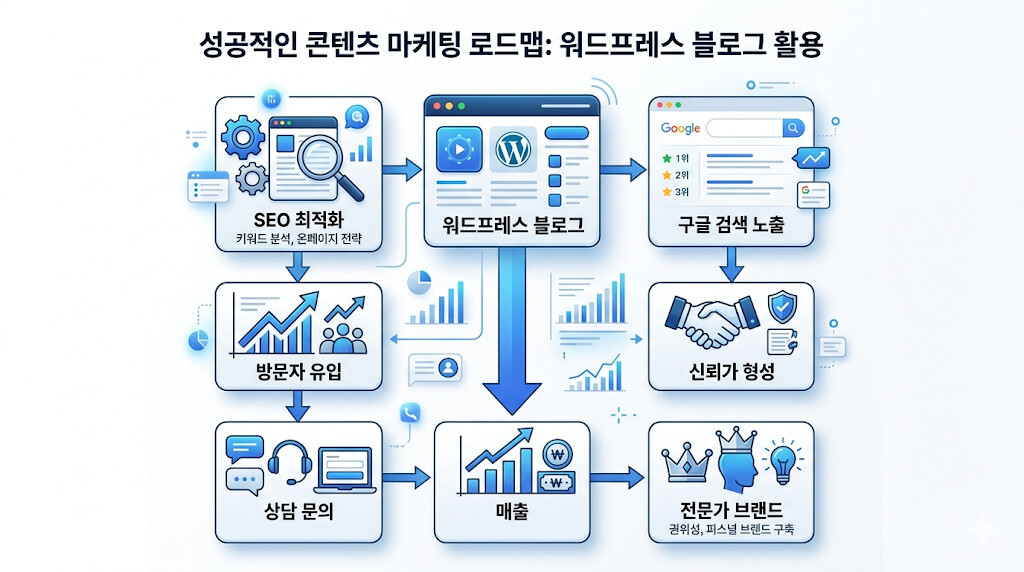워드프레스 블로그가 SEO를 통해 전문가 브랜드로 성장하는 과정