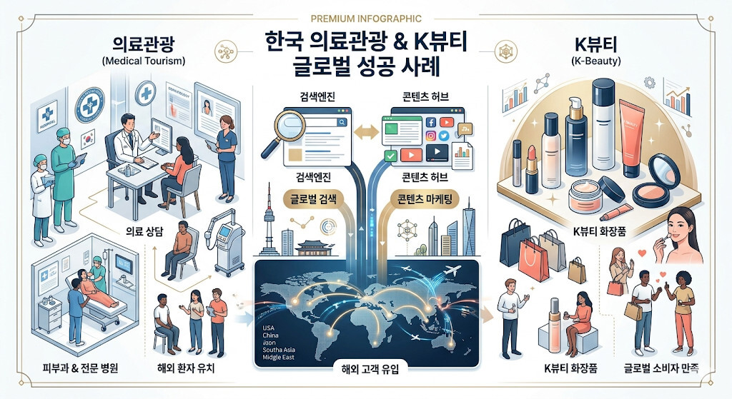 K뷰티와 의료관광 산업의 글로벌 인바운드 마케팅 성공 사례