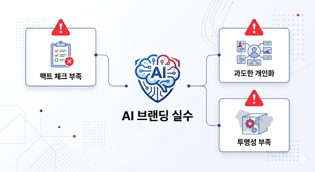 AI 브랜딩에서 자주 발생하는 세 가지 실수