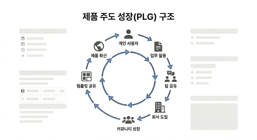 노션의 제품 주도 성장 PLG 구조와 커뮤니티 확산 과정